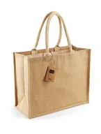 Akcesoria turystyczne - Westford Mill westford Mill Classic z juty Torba Shopper, Natural, 42 x 33 x 19 cm WM407NATU - miniaturka - grafika 1