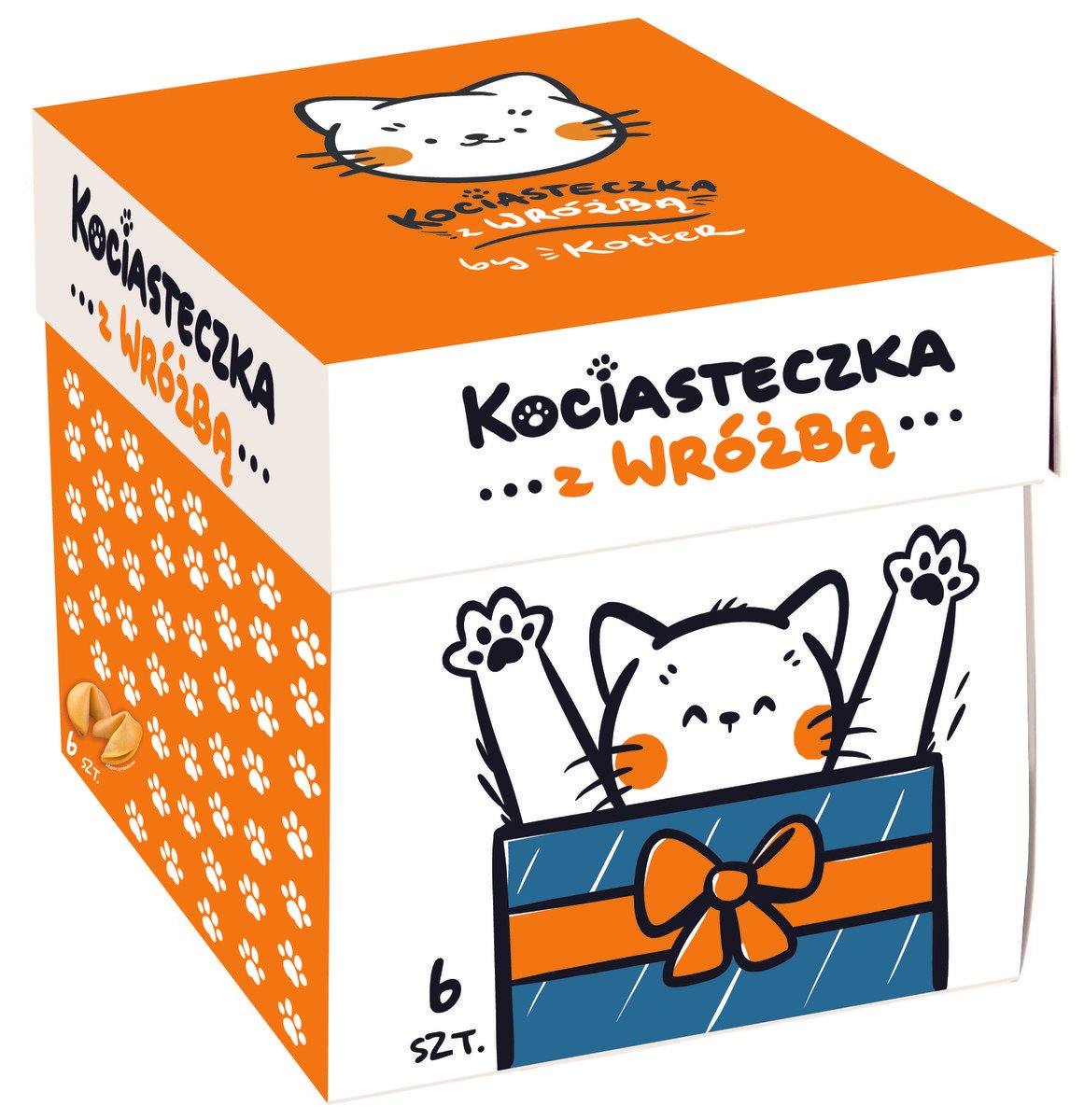 KOTTER, ciasteczka z wróżbą 6 szt., 36 g