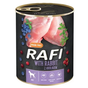 Rafi Dolina Noteci NEW z królikiem 800g - Mokra karma dla psów - miniaturka - grafika 1