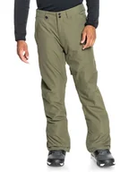 Spodnie narciarskie - Quiksilver Spodnie narciarskie w kolorze khaki - miniaturka - grafika 1