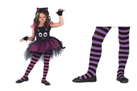 Stroje karnawałowe - Zestaw Strój Sukienka Kotka 110/116 plus Rajstopy 2el MK283 - miniaturka - grafika 1