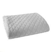 Narzuty - Narzuta na łóżko, pikowana, nowoczesna, aksamitna Velvi 220x240cm 021 Patel szary - miniaturka - grafika 1