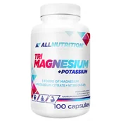 Witaminy i minerały - Allnutrition Tri Magnesium + Potassium, magnez + potas + witamina B6, 100 kapsułek - miniaturka - grafika 1
