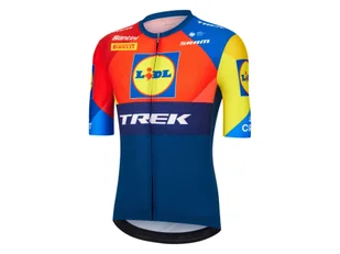Santini Koszulka rowerowa męska Team Lidl-Trek - Koszulki sportowe męskie Santini Koszulka rowerowa męska Team Lidl-Trek - Koszulki sportowe męskie - miniaturka - grafika 1