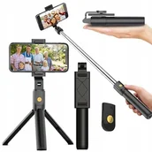 Selfie stick - KIJEK DO SELFIE STICK TRIPOD STATYW PILOT BLUETOOT K07 - miniaturka - grafika 1