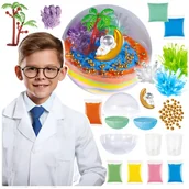 Mały naukowiec - Zestaw DIY do hodowli kryształów LED Kosmonauta Z991 - miniaturka - grafika 1