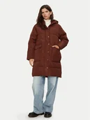 Kurtki damskie - Lee Kurtka zimowa 112355178 Brązowy Relaxed Fit - miniaturka - grafika 1