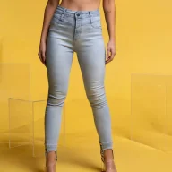 Spodnie damskie - Jeansy damskie LABELLAMAFIA PANTS TWO DENIM - miniaturka - grafika 1