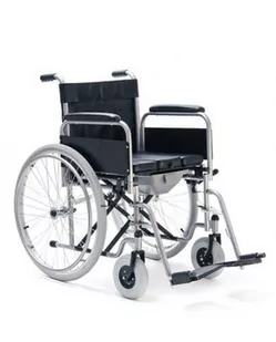 Wózek inwalidzki ręczny z funkcją toalety Trust (VCWK4T) - Meble i wyposażenie gabinetów medycznych - miniaturka - grafika 1