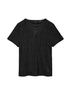 Bluzki damskie - Vero Moda Bluzka w kolorze czarnym - miniaturka - grafika 1