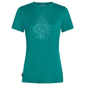 Koszulki sportowe damskie - Koszulka damska Icebreaker Women Merino 150 Tech Lite SS Tee Hike Path Rozmiar: L / Kolor: turkusowy - miniaturka - grafika 1
