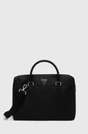 Torby podróżne - Guess torba na laptopa kolor czarny - miniaturka - grafika 1