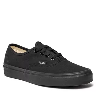 Trampki damskie - Vans Tenisówki Authentic VN000EE3BKA Black/Black - grafika 1