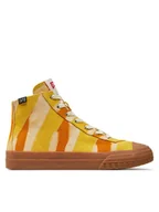 Trampki damskie - Camper Trampki K400541-022 Żółty - miniaturka - grafika 1