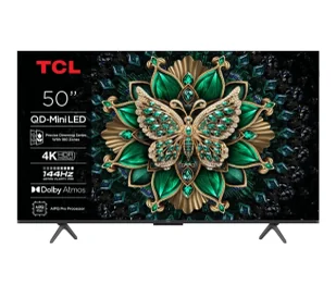 Telewizor TCL 50C6K 50" QD-Mini LED 4K 144Hz Google TV - Telewizory - miniaturka - grafika 1