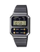 Zegarki damskie - Uniwersalny Zegarek CASIO model A100WEGG-1A2E (33 MM) - miniaturka - grafika 1