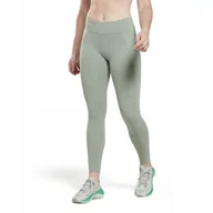 Legginsy - Reebok legginsy damskie trening bieganie fitness długie r. XS miętowe - miniaturka - grafika 1