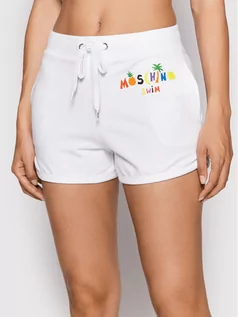 Sukienki - Moschino Underwear & Swim Szorty plażowe 6702 2120 Biały Regular Fit - grafika 1