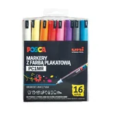Dekoratorstwo - Zestaw Markerów Posca Pc-1Mr 16Szt Uni - miniaturka - grafika 1