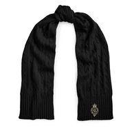 Apaszki i szaliki damskie - Szalik LAUREN RALPH LAUREN 454P04456003 Czarny - miniaturka - grafika 1