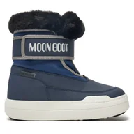 Buty dla chłopców - Śniegowce Moon Boot Junior Park Strap 80D3440030 Granatowy - miniaturka - grafika 1