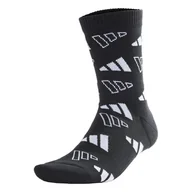 Skarpetki damskie - Skarpety za kostkę ADIDAS MONOGRAM SCK 1P JN6530 – Czarny - miniaturka - grafika 1