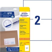 Etykiety do drukarek - Avery Zweckform Etykiety Zweckform 210x148 Trwałe 30ARK 60 Etykiet Białe 25 Arkuszy + 5 Arkuszy EXTRA (ZW526) - miniaturka - grafika 1