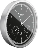 Zegary - Radiobudzik Mebus Mebus 19777 radio wall clock with Thermo-Hygrometer - miniaturka - grafika 1