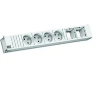 Gniazdka elektryczne - BACHMANN CONI 4xUTE 2xCM 0,2m GST18 RAL9010 - miniaturka - grafika 1