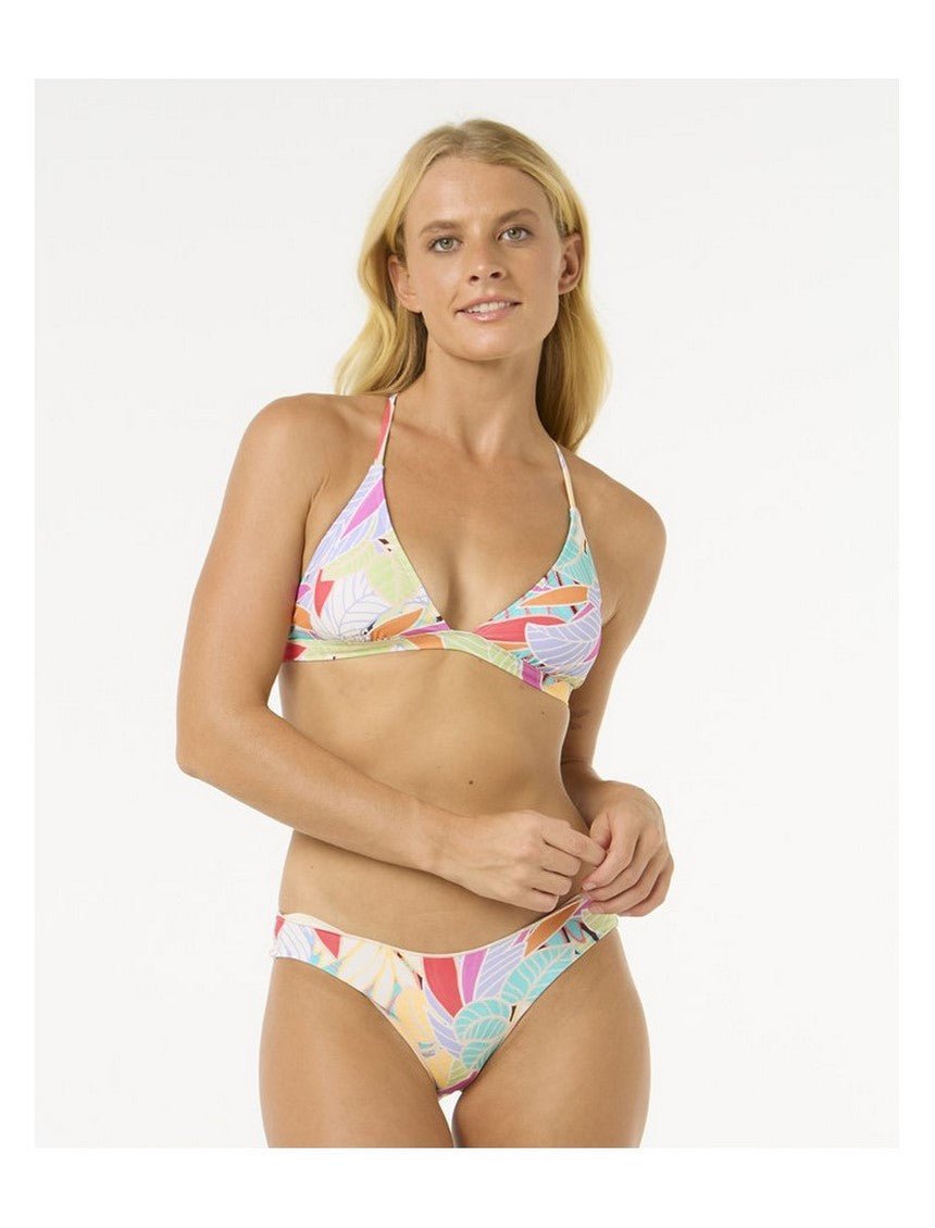 Stanik kąpielowy RIP CURL Cala Vadella X Back Tri turkusowy M