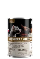 Mokra karma dla psów - Pet Republic PetRepublic kawałki w sosie z wątróbką i warzywami 6x400g 56558-uniw - miniaturka - grafika 1