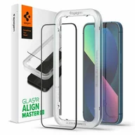 Szkła hartowane na telefon - Spigen SZKŁO HARTOWANE ALM GLASS FC IPHONE 13 PRO MAX BLACK FD_19692-0 - miniaturka - grafika 1