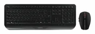 Zestawy myszka + klawiatura - CHERRY JD-7000FR-2 klawiatura Dołączona myszka Dom/Biuro RF Wireless AZERTY Francuski Czarny - miniaturka - grafika 1