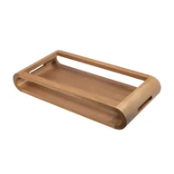 Tace i patery - ARTELEGNO VASD Dwustronna taca z drewna bukowego 21 x 43 cm - miniaturka - grafika 1