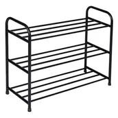 Szafki na buty - Regał na buty 3 poziomy 63,5 x 24 x 50 cm OLVIDO - miniaturka - grafika 1