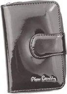 Portfele - Pierre Cardin Lakierowany, pionowy portfel damski ze skóry naturalnej - miniaturka - grafika 1