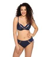 Stroje kąpielowe - Strój kąpielowy góra biustonosz full cup SK 137 granatowy  70D - miniaturka - grafika 1