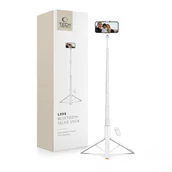 Selfie stick - TECH-PROTECT L09S BLUETOOTH SELFIE STICK TRIPOD WHITE - miniaturka - grafika 1