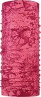 Czapki i chusty sportowe damskie - P.A.C. Komin P.A.C Różowy z motywem Kwiatowym uniwersalny - miniaturka - grafika 1