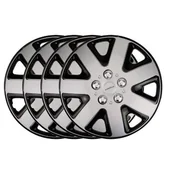 Kołpaki samochodowe - Goodyear GOODYEAR 7551 kołpaki ozdobne Flexo 4-częściowy zestaw, srebrny, 41 cm (16) 75516 - miniaturka - grafika 1