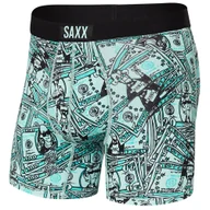Majtki męskie - Bokserki męskie szybkoschnące SAXX VIBE Boxer Brief dolary - zielone - miniaturka - grafika 1