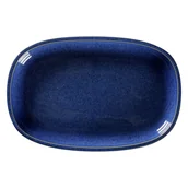 Miski i półmiski - PORCELANA RAK STONE Półmisek 23x15 cm kobaltowy - miniaturka - grafika 1