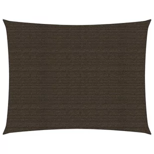 vidaXL Żagiel przeciwsłoneczny, 160 g/m, brązowy, 2,5x3,5 m, HDPE vidaXL - Parasole ogrodowe - miniaturka - grafika 1