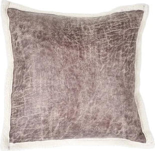 Poduszka dekoracyjna imitacja zamszu, poduszka na sofę poduszka dekoracyjna z wypełnieniem, brązowa imitacja futra 45x45cm - Poduszki dekoracyjne - miniaturka - grafika 1