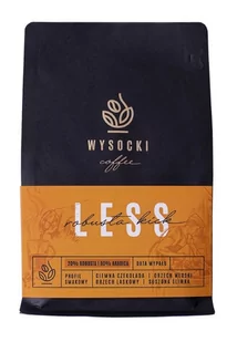 WYSOCKI COFFEE Kawa ziarnista Wysocki Coffee Less Robusta Kick 250g 10335-uniw - Kawa - miniaturka - grafika 1