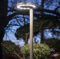 Lampy ogrodowe - Nowodvorski Lampa zewnętrzna stojąca POLE LED I STOJĄCA 9185 grafit - miniaturka - grafika 1