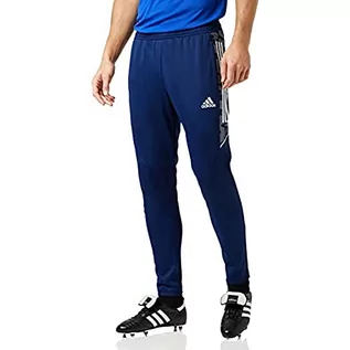 Spodnie męskie - adidas adidas Męskie spodnie Con21 Tk PNT niebieski Granatowy (Team Navy Blue)/bia$106y XXL GE5416 - grafika 1