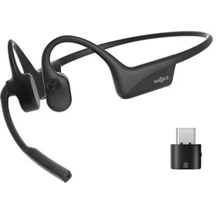 Shokz OPENCOMM2 USB-C czarne - Słuchawki - miniaturka - grafika 1