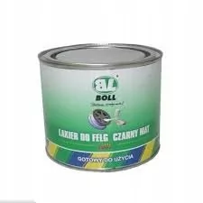 BOLL RALLY AKRYLOWY LAKIER DO FELG CZARNY MAT 0.5L - Chemia warsztatowa - miniaturka - grafika 1