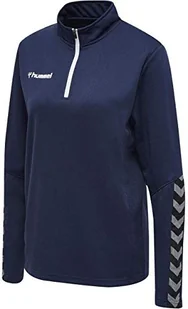 Hummel damska bluza z suwakiem do połowy długości, kolor granatowy, rozmiar M 204929-7026-M - Bluzy damskie - miniaturka - grafika 1